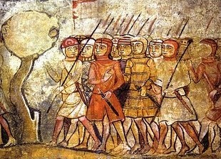 L'exèrcit catalano-aragonès durant la conquesta de Mallorca. Palau Reial Major de Barcelona
