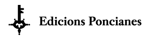 Logo de Edicions Poncianes 